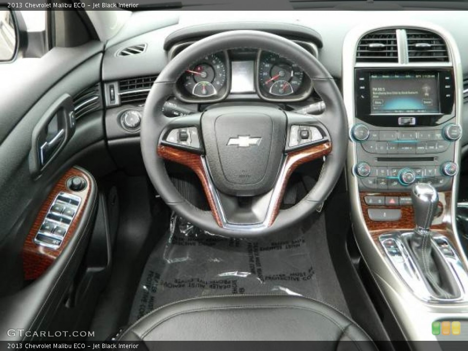 Jet Black Interior Dashboard for the 2013 Chevrolet Malibu ECO #77826666