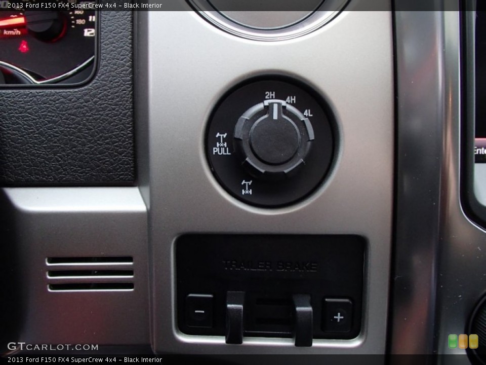 Black Interior Controls for the 2013 Ford F150 FX4 SuperCrew 4x4 #77826690
