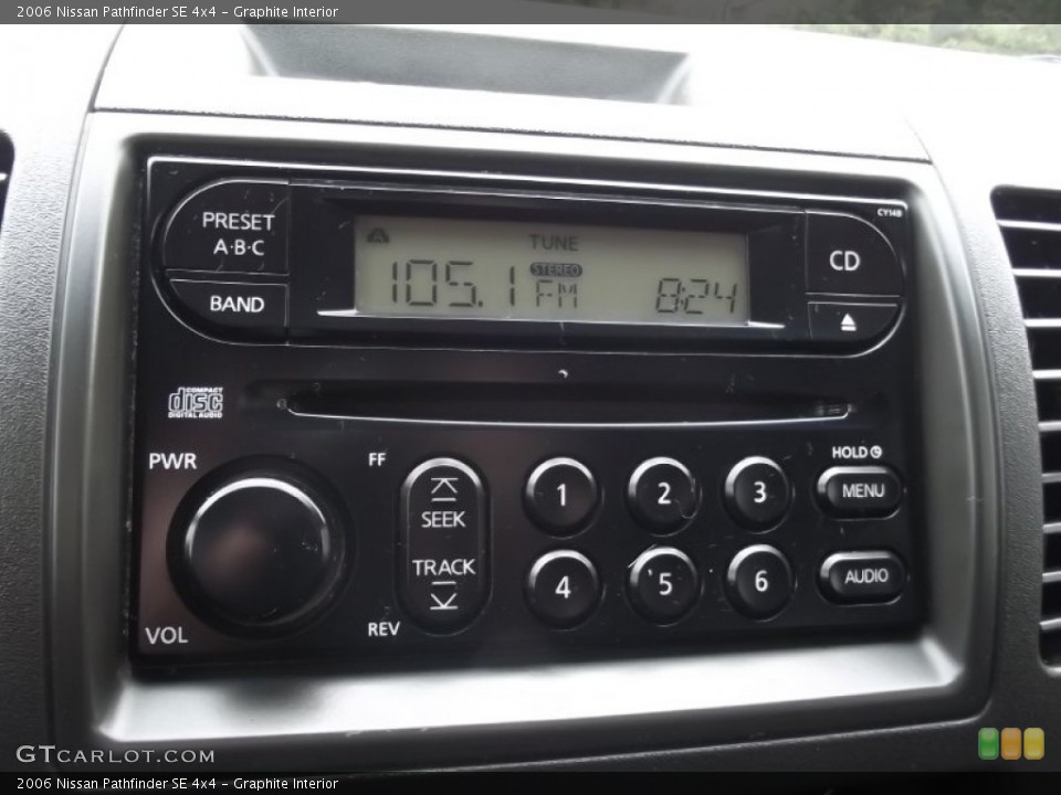 Graphite Interior Audio System for the 2006 Nissan Pathfinder SE 4x4 #77826903
