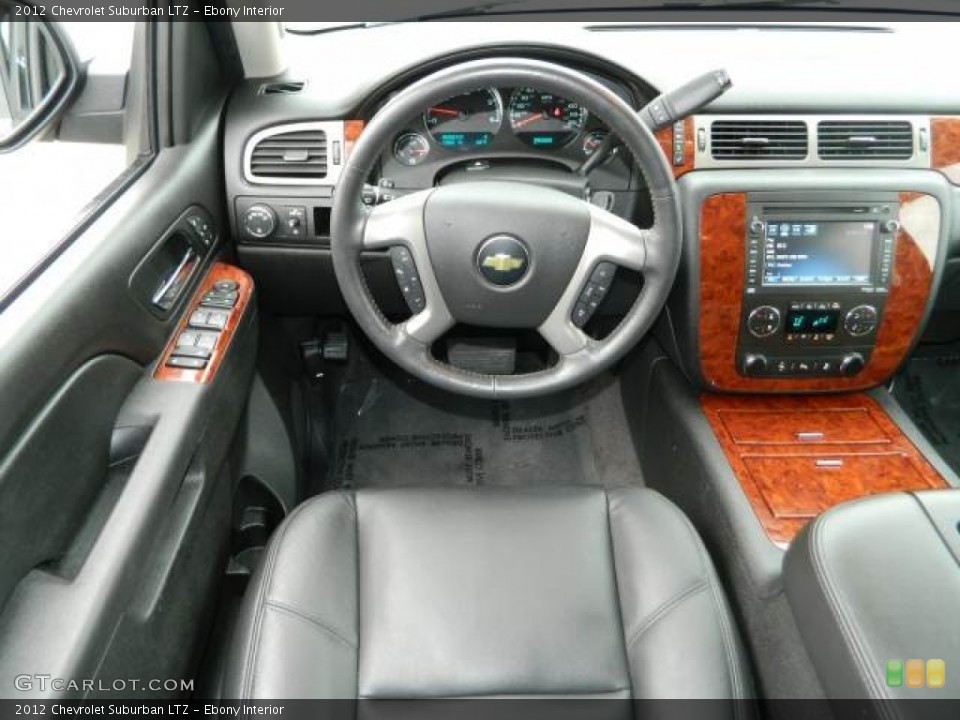 Ebony Interior Dashboard for the 2012 Chevrolet Suburban LTZ #77827227