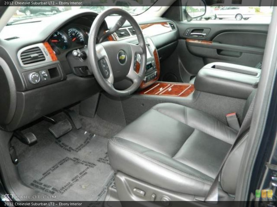 Ebony Interior Photo for the 2012 Chevrolet Suburban LTZ #77827275