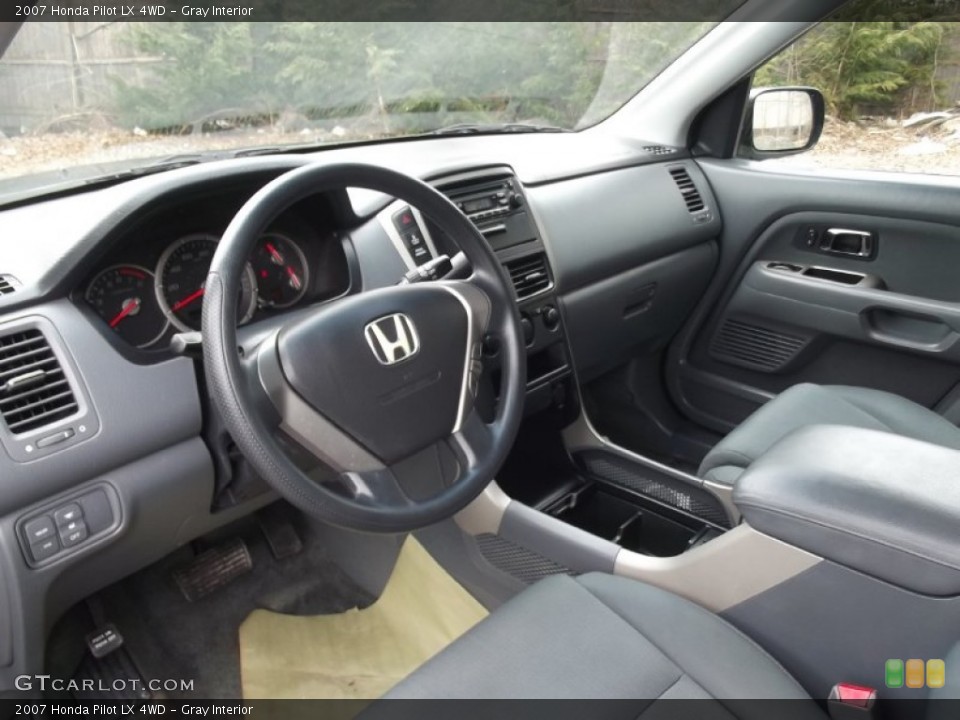 Gray Interior Prime Interior for the 2007 Honda Pilot LX 4WD #77827299