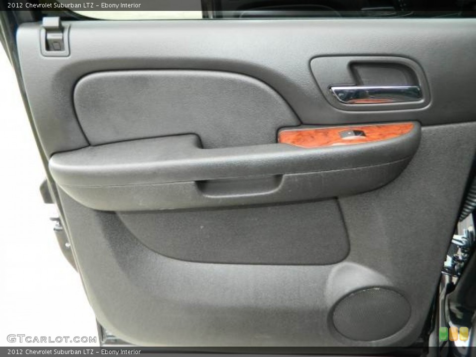 Ebony Interior Door Panel for the 2012 Chevrolet Suburban LTZ #77827317