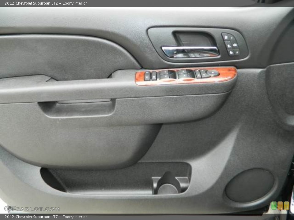Ebony Interior Door Panel for the 2012 Chevrolet Suburban LTZ #77827335