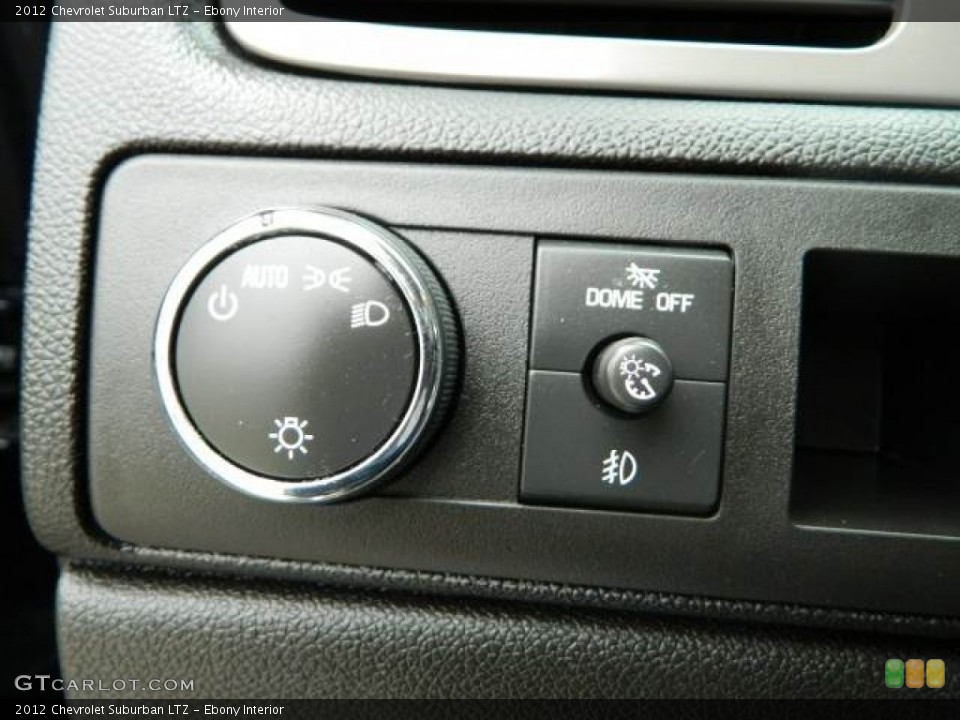 Ebony Interior Controls for the 2012 Chevrolet Suburban LTZ #77827425