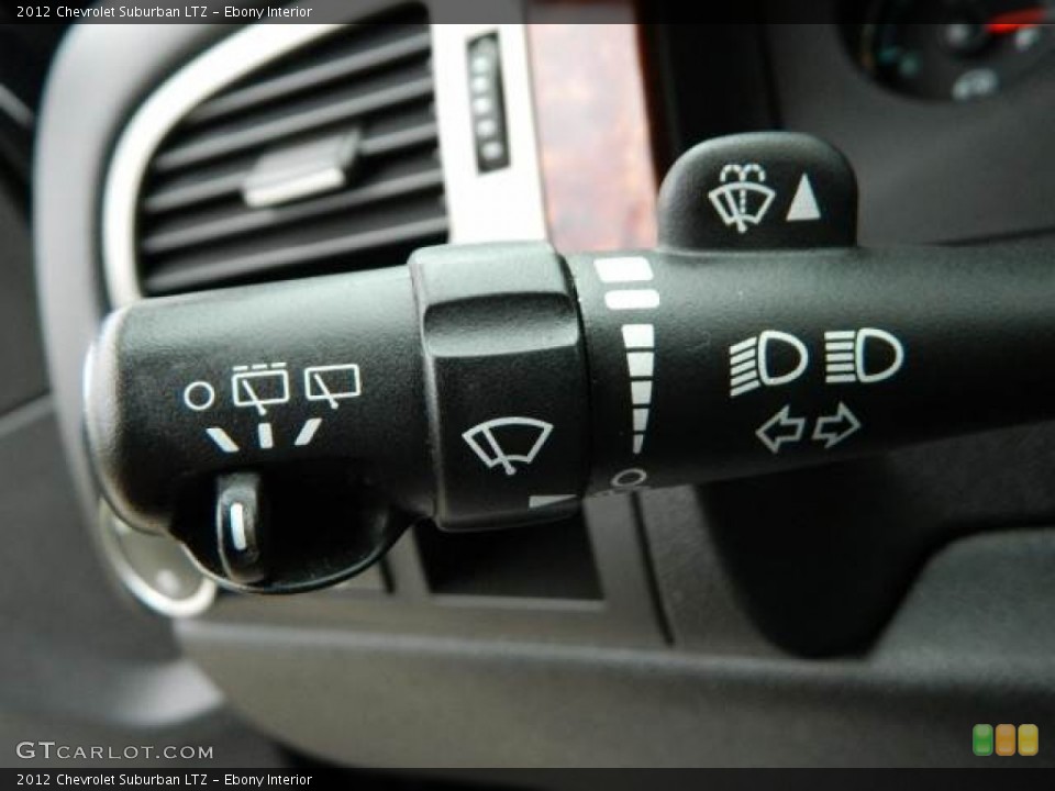 Ebony Interior Controls for the 2012 Chevrolet Suburban LTZ #77827443