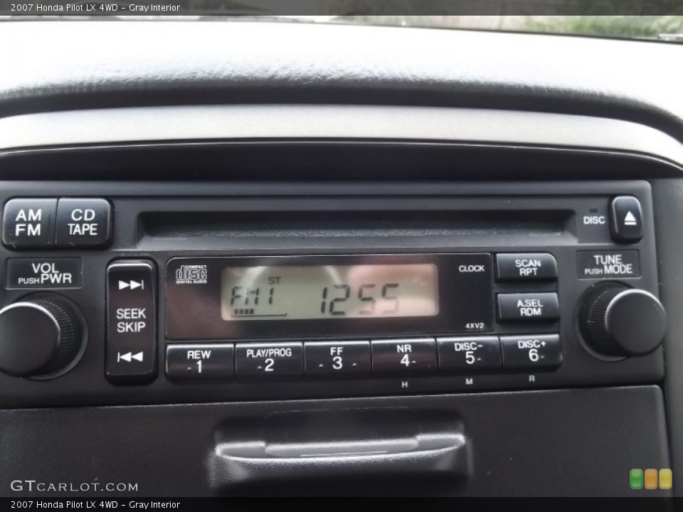 Gray Interior Audio System for the 2007 Honda Pilot LX 4WD #77827577