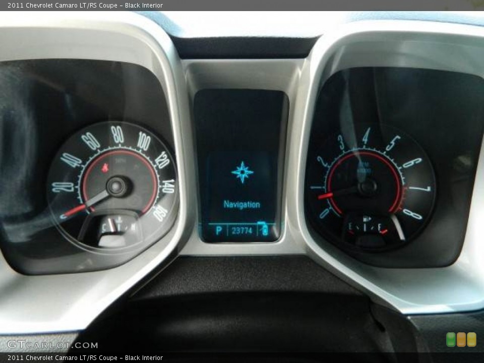 Black Interior Gauges for the 2011 Chevrolet Camaro LT/RS Coupe #77828040