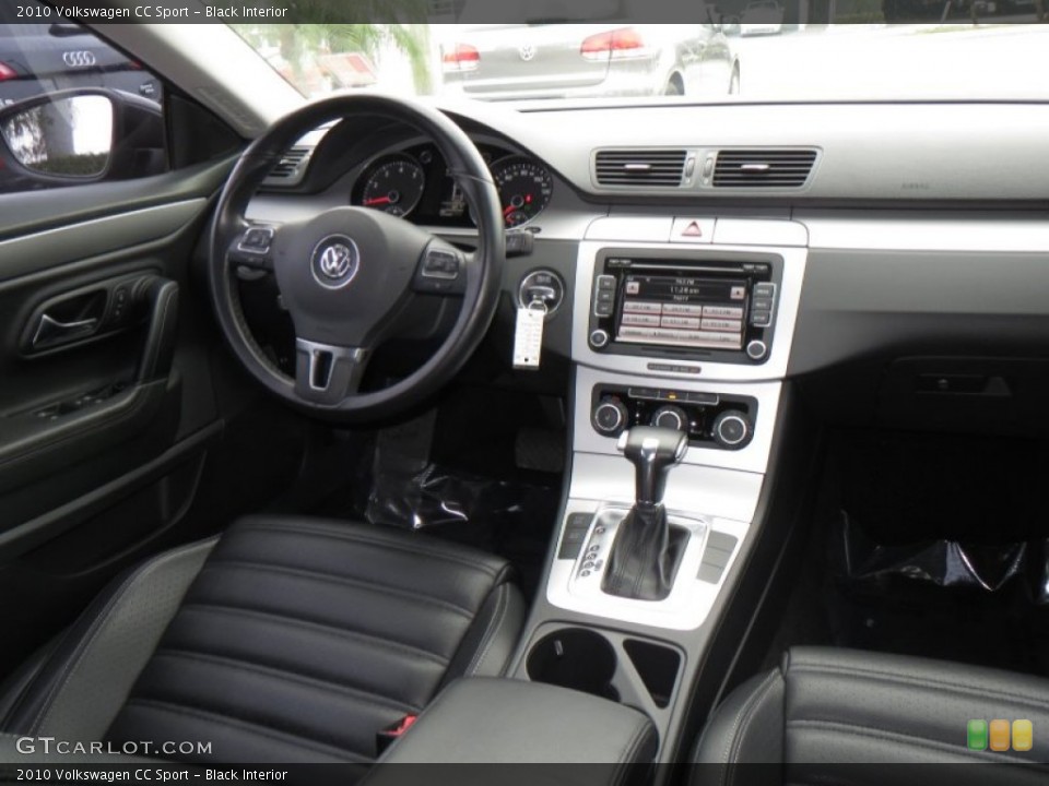 Black Interior Dashboard for the 2010 Volkswagen CC Sport #77828559