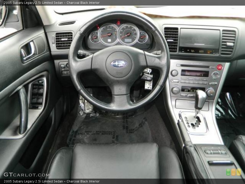 Charcoal Black Interior Dashboard for the 2005 Subaru Legacy 2.5i Limited Sedan #77828705