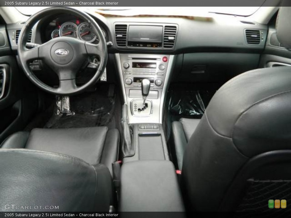 Charcoal Black Interior Dashboard for the 2005 Subaru Legacy 2.5i Limited Sedan #77828718