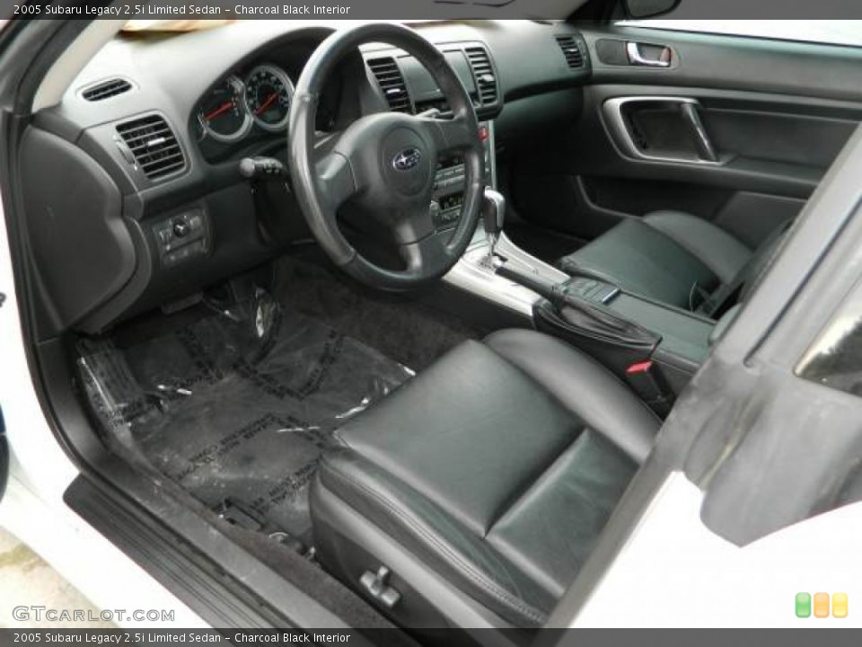 Charcoal Black 2005 Subaru Legacy Interiors