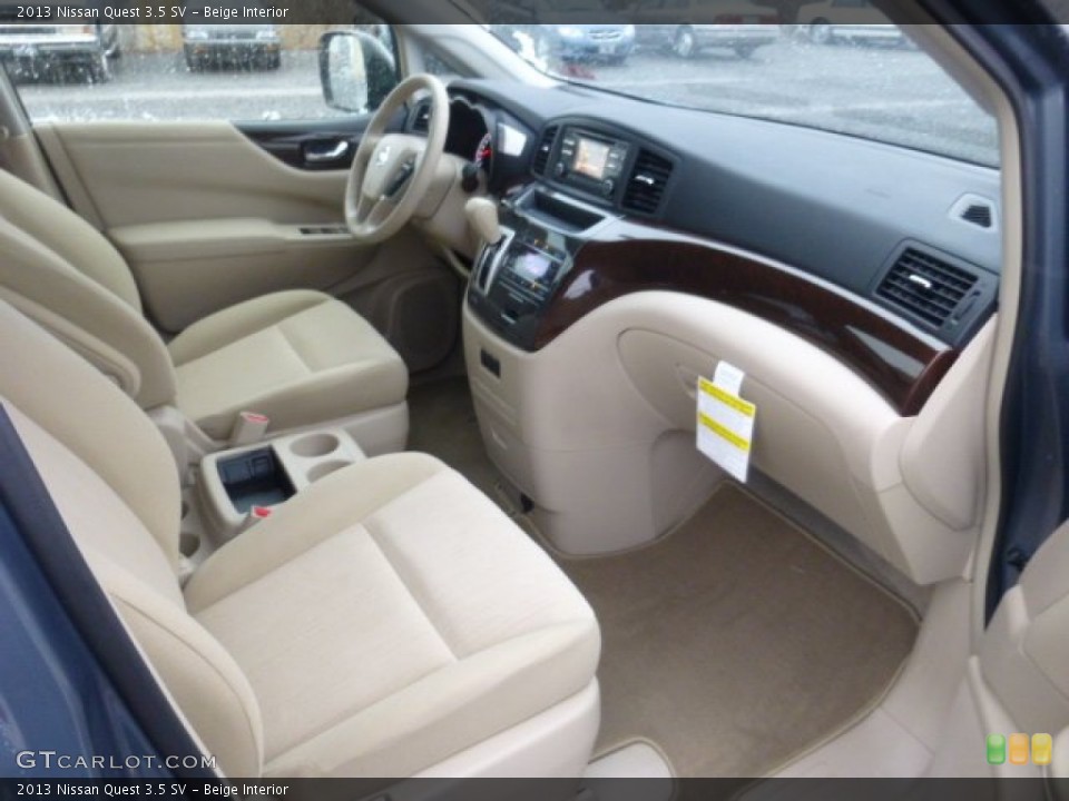 Beige Interior Photo for the 2013 Nissan Quest 3.5 SV #77829018
