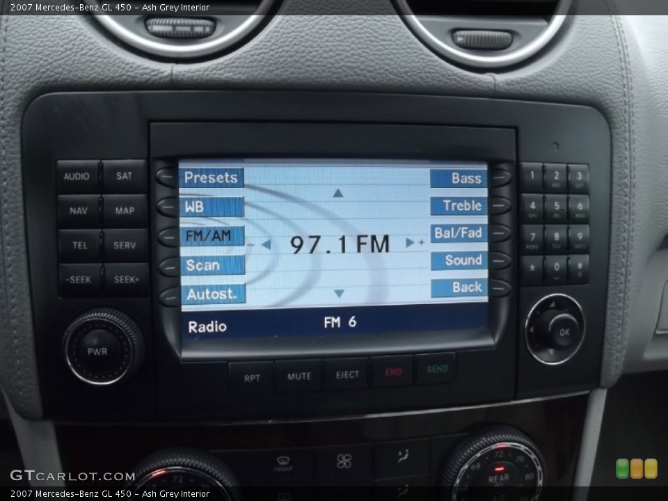 Ash Grey Interior Audio System for the 2007 Mercedes-Benz GL 450 #77829183