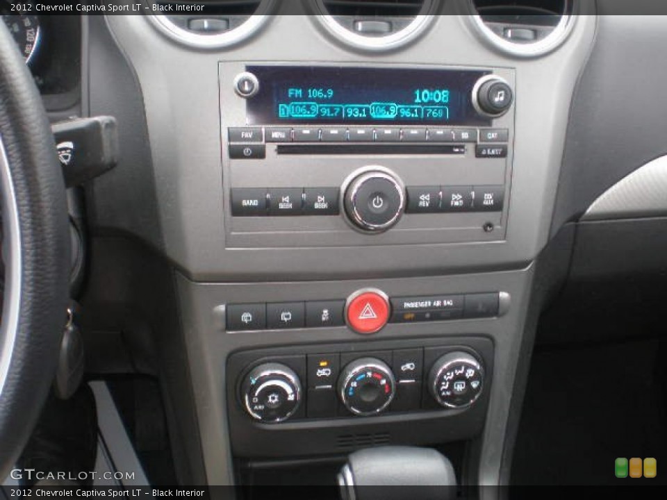 Black Interior Controls for the 2012 Chevrolet Captiva Sport LT #77829204