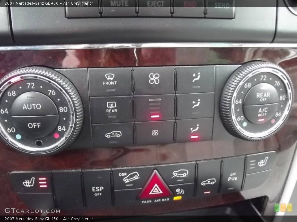 Ash Grey Interior Controls for the 2007 Mercedes-Benz GL 450 #77829210