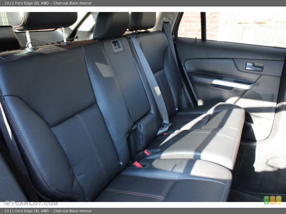 Charcoal Black Interior Rear Seat for the 2011 Ford Edge SEL AWD #77829441