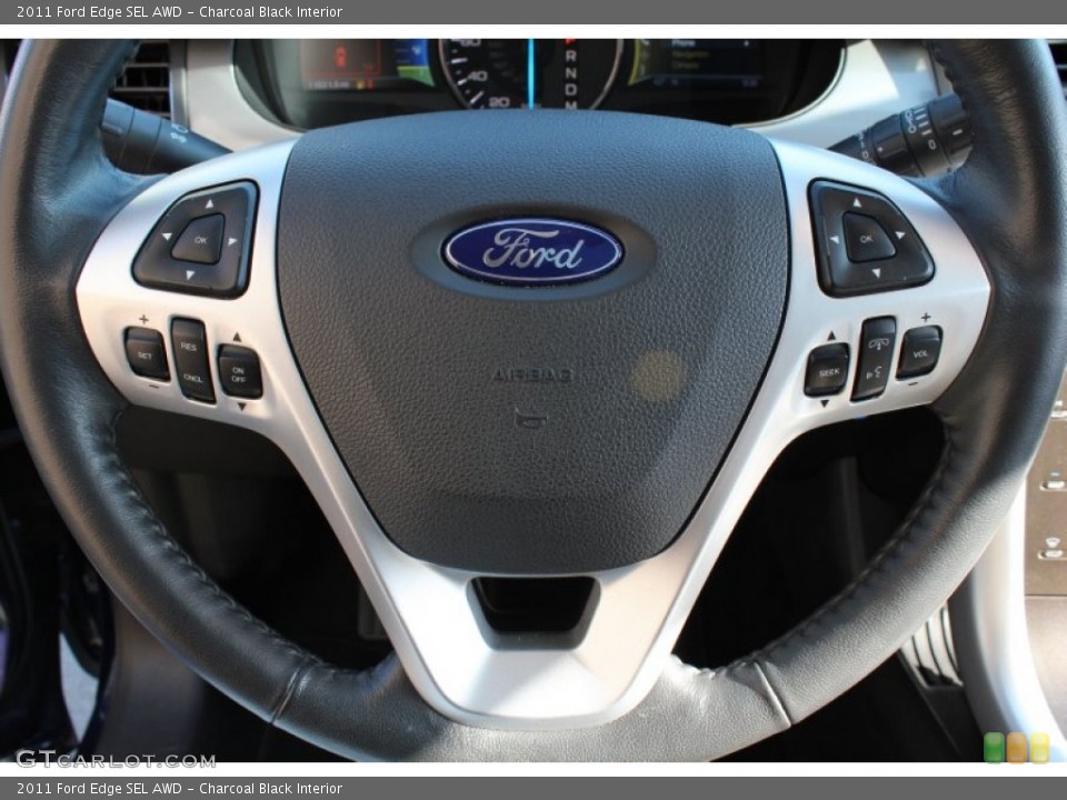 Charcoal Black Interior Controls for the 2011 Ford Edge SEL AWD #77829697