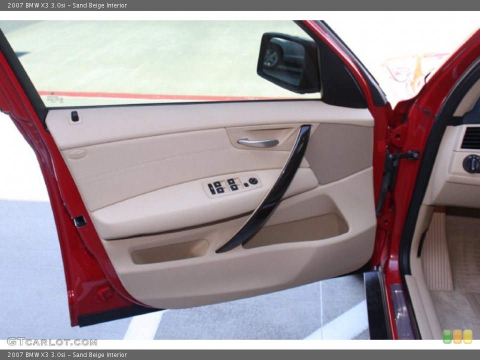 Sand Beige Interior Door Panel for the 2007 BMW X3 3.0si #77830011