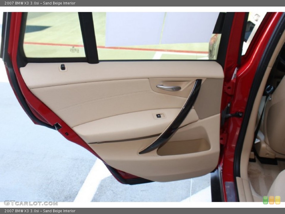 Sand Beige Interior Door Panel for the 2007 BMW X3 3.0si #77830044