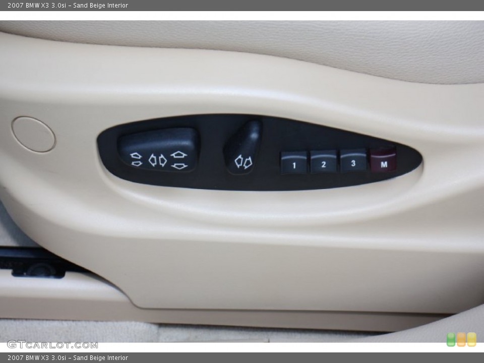 Sand Beige Interior Controls for the 2007 BMW X3 3.0si #77830230