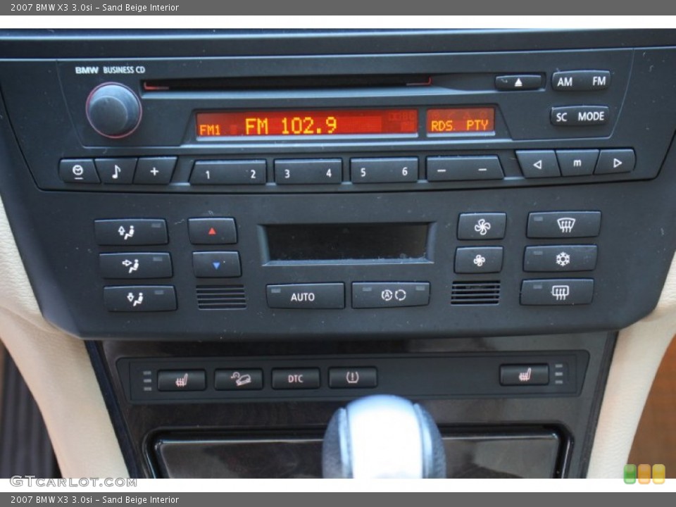 Sand Beige Interior Controls for the 2007 BMW X3 3.0si #77830296