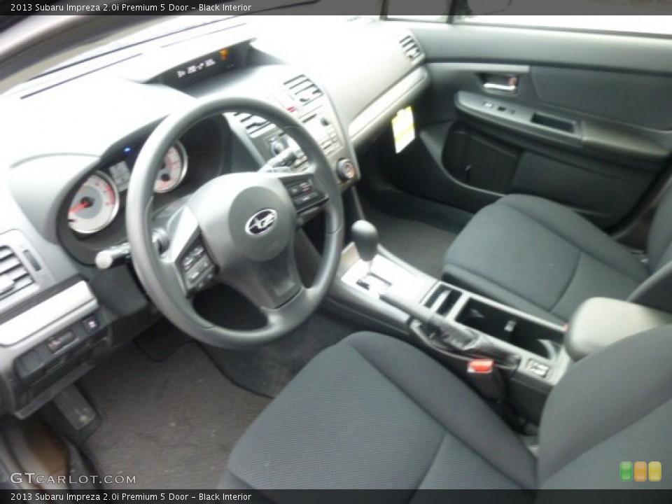 Black Interior Prime Interior for the 2013 Subaru Impreza 2.0i Premium 5 Door #77830479