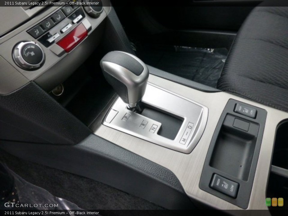 Off-Black Interior Transmission for the 2011 Subaru Legacy 2.5i Premium #77831319