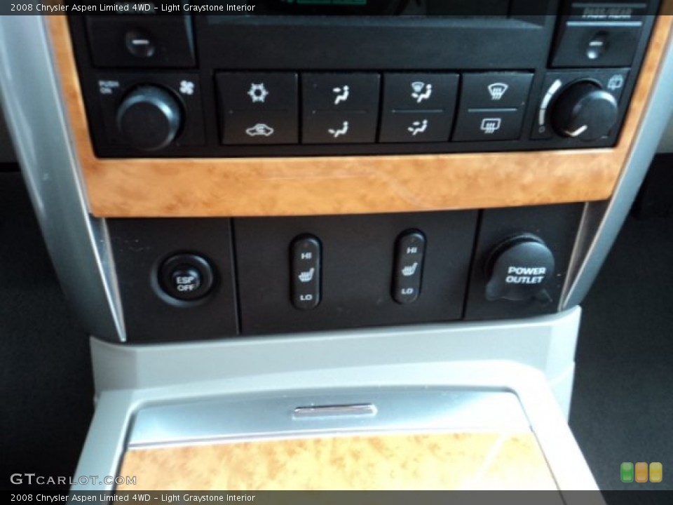 Light Graystone Interior Controls for the 2008 Chrysler Aspen Limited 4WD #77831472