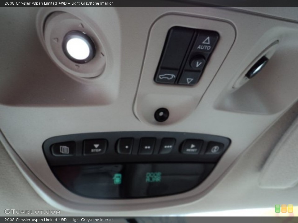 Light Graystone Interior Controls for the 2008 Chrysler Aspen Limited 4WD #77831484