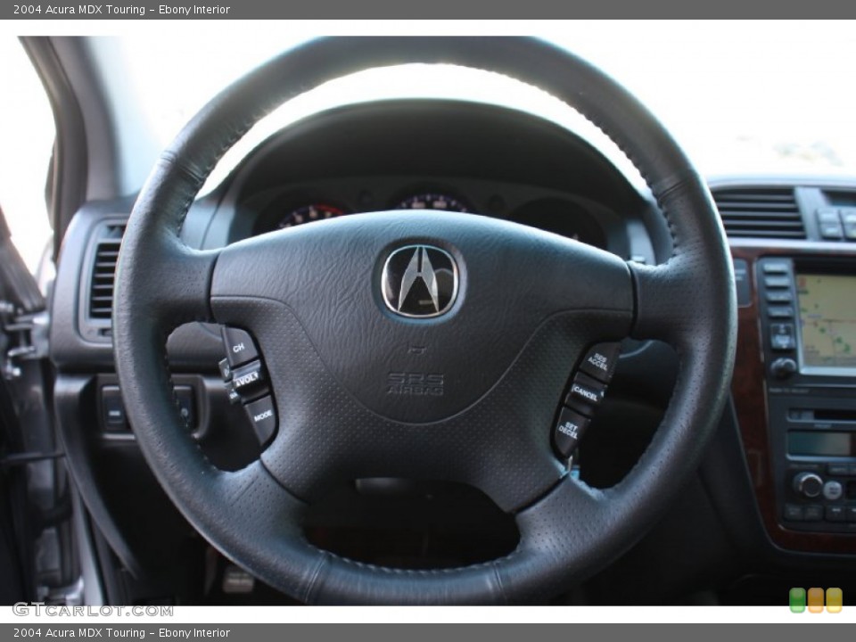 Ebony Interior Steering Wheel for the 2004 Acura MDX Touring #77832461