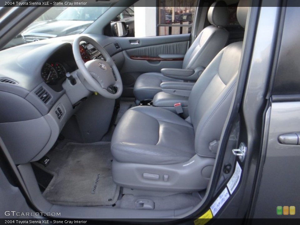 Stone Gray Interior Front Seat for the 2004 Toyota Sienna XLE #77833225