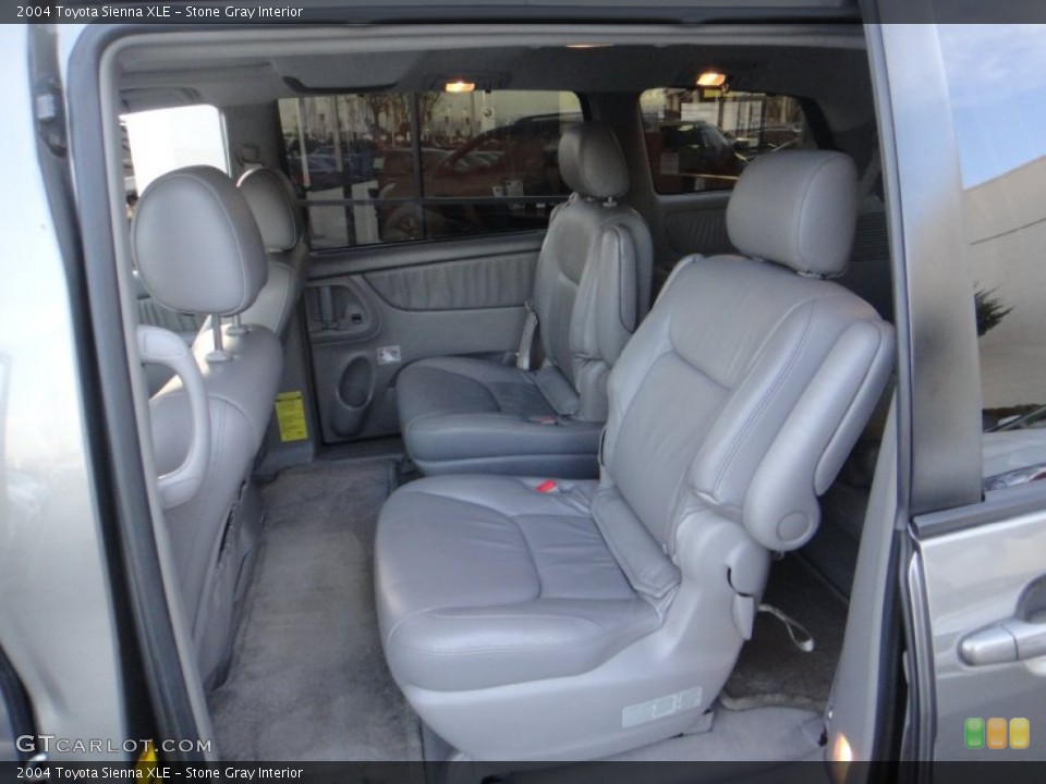 Stone Gray Interior Rear Seat for the 2004 Toyota Sienna XLE #77833293