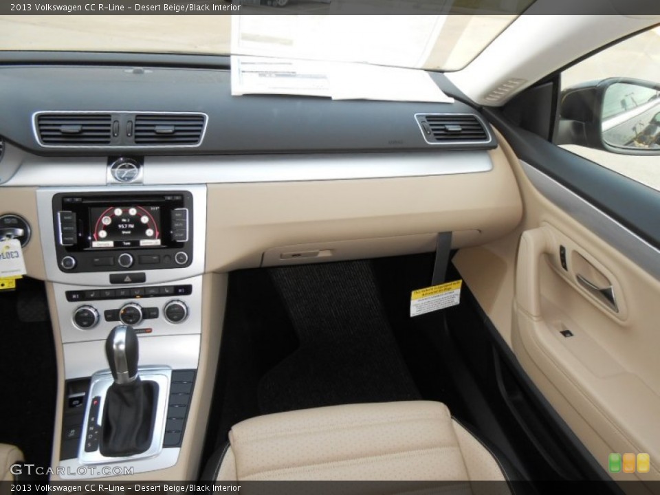 Desert Beige/Black Interior Dashboard for the 2013 Volkswagen CC R-Line #77833296