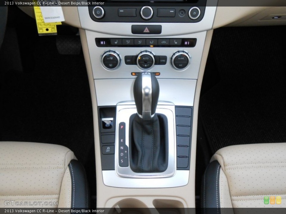 Desert Beige/Black Interior Transmission for the 2013 Volkswagen CC R-Line #77833369