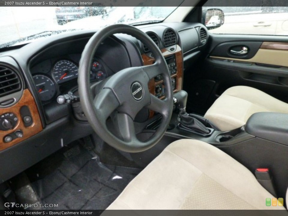 Ebony/Cashmere Interior Prime Interior for the 2007 Isuzu Ascender S #77833470