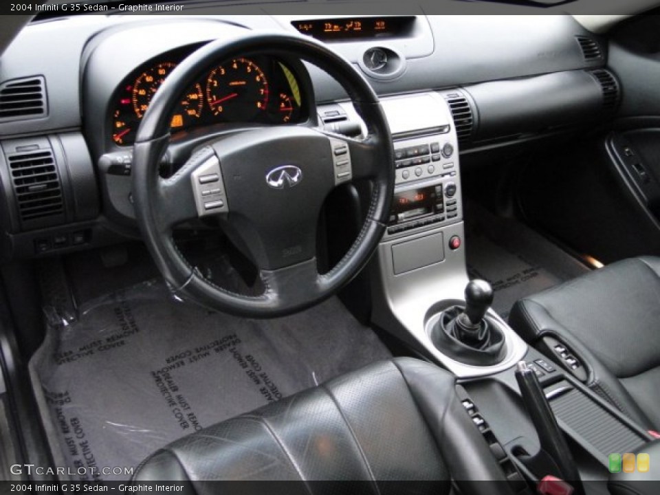 Graphite Interior Prime Interior for the 2004 Infiniti G 35 Sedan #77835139