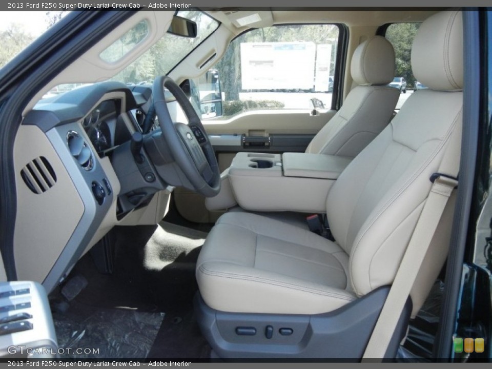 Adobe Interior Photo for the 2013 Ford F250 Super Duty Lariat Crew Cab #77835504