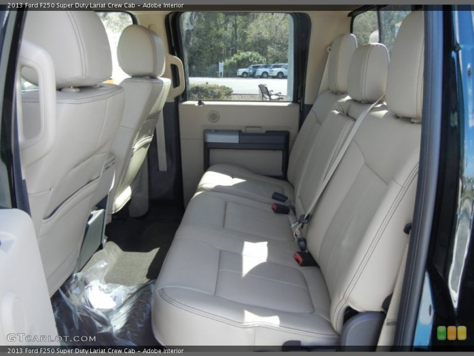Adobe Interior Rear Seat for the 2013 Ford F250 Super Duty Lariat Crew Cab #77835524