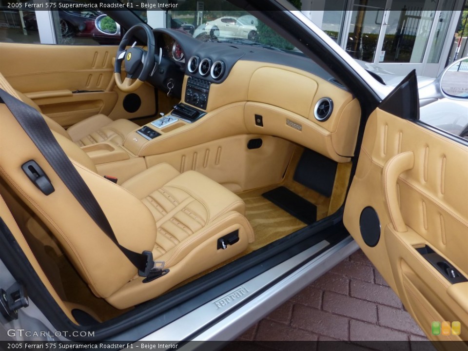 Beige Interior Photo for the 2005 Ferrari 575 Superamerica Roadster F1 #77835531