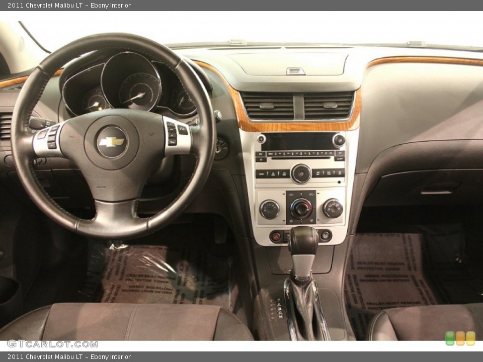 Ebony Interior Dashboard for the 2011 Chevrolet Malibu LT #77835574