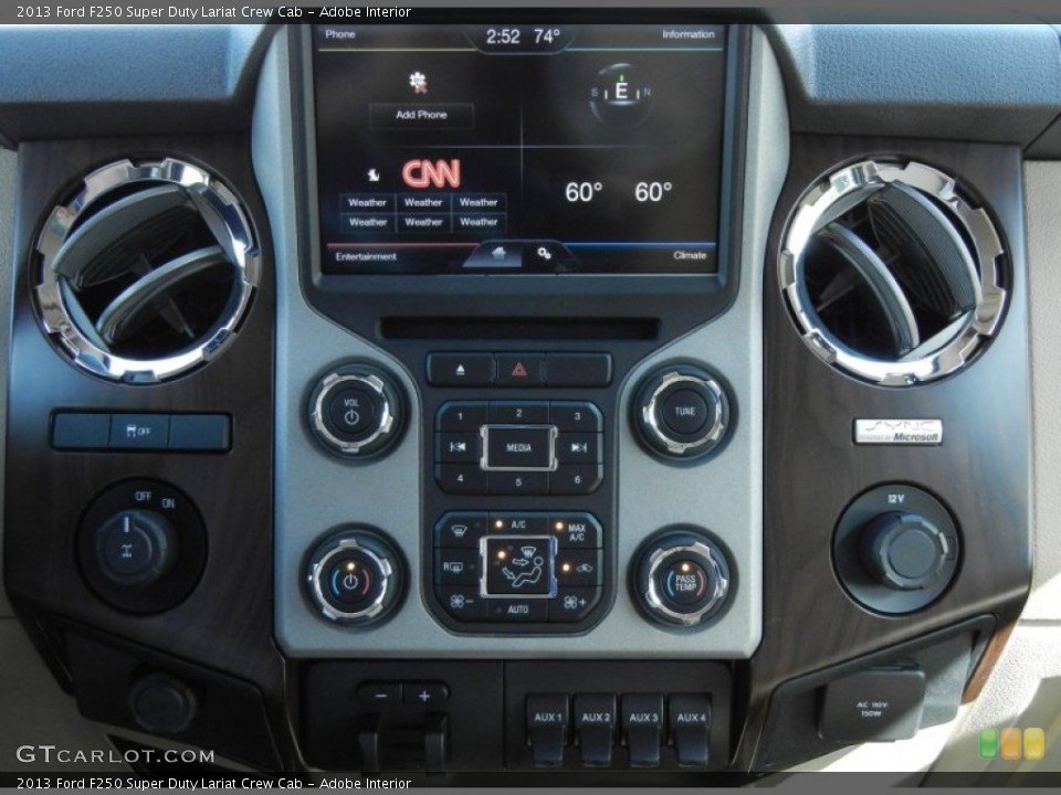Adobe Interior Controls for the 2013 Ford F250 Super Duty Lariat Crew Cab #77835604
