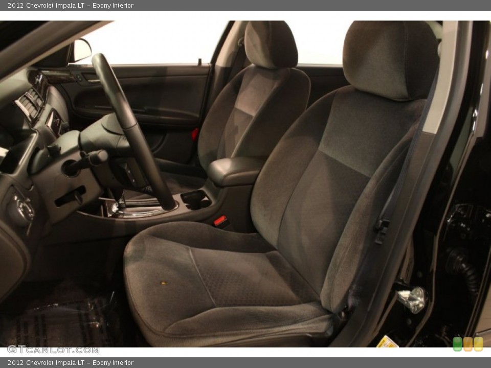 Ebony Interior Front Seat for the 2012 Chevrolet Impala LT #77835785