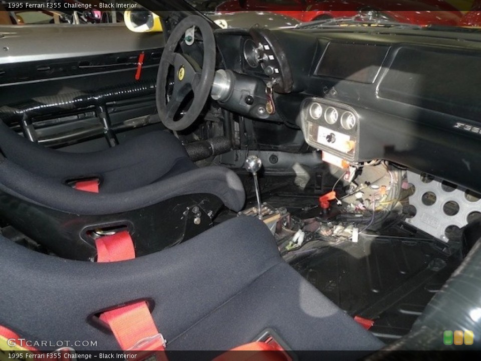 Black Interior Photo for the 1995 Ferrari F355 Challenge #77836107