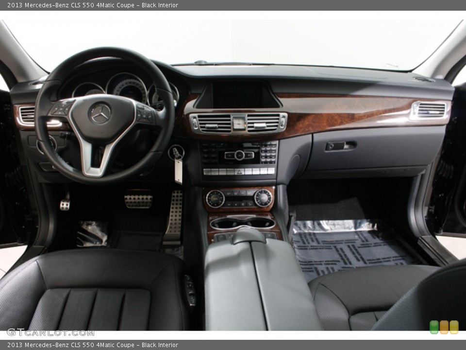Black Interior Dashboard for the 2013 Mercedes-Benz CLS 550 4Matic Coupe #77836276