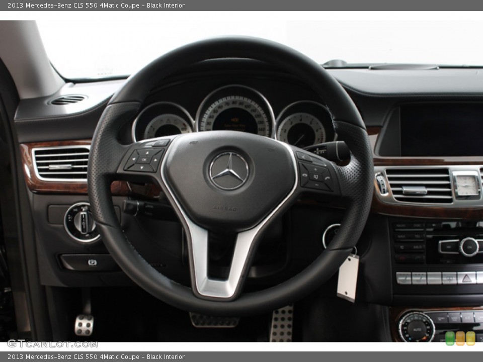 Black Interior Steering Wheel for the 2013 Mercedes-Benz CLS 550 4Matic Coupe #77836311