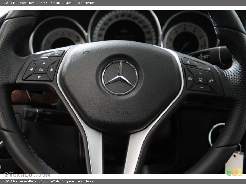 Black Interior Steering Wheel for the 2013 Mercedes-Benz CLS 550 4Matic Coupe #77836341