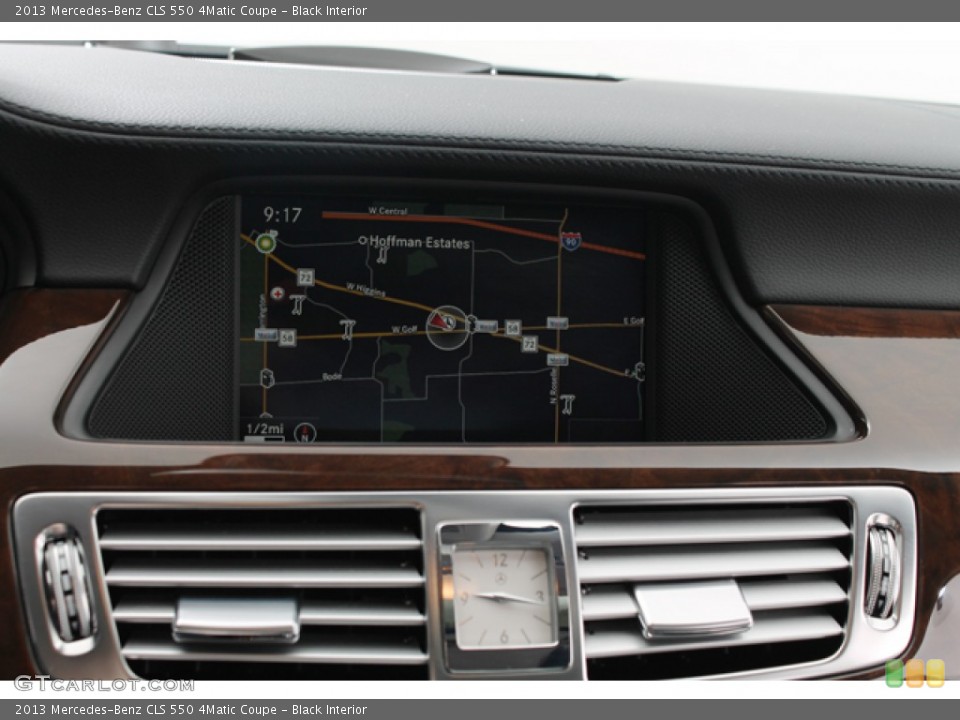 Black Interior Navigation for the 2013 Mercedes-Benz CLS 550 4Matic Coupe #77836509