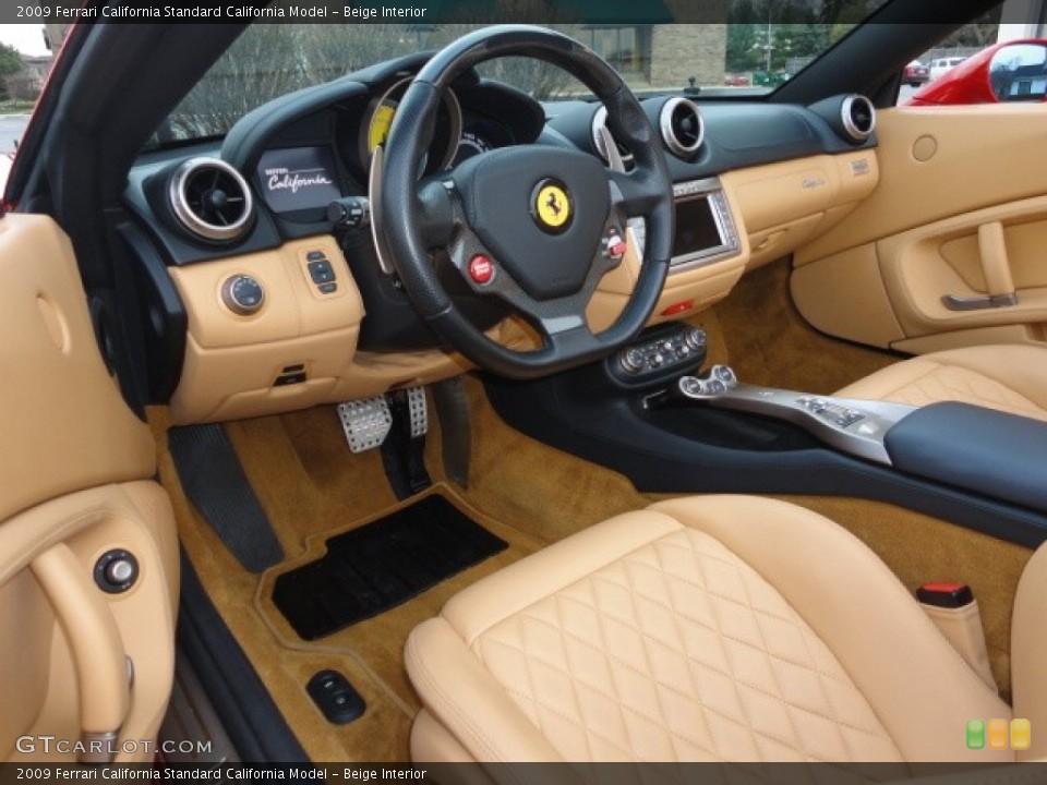 Beige 2009 Ferrari California Interiors