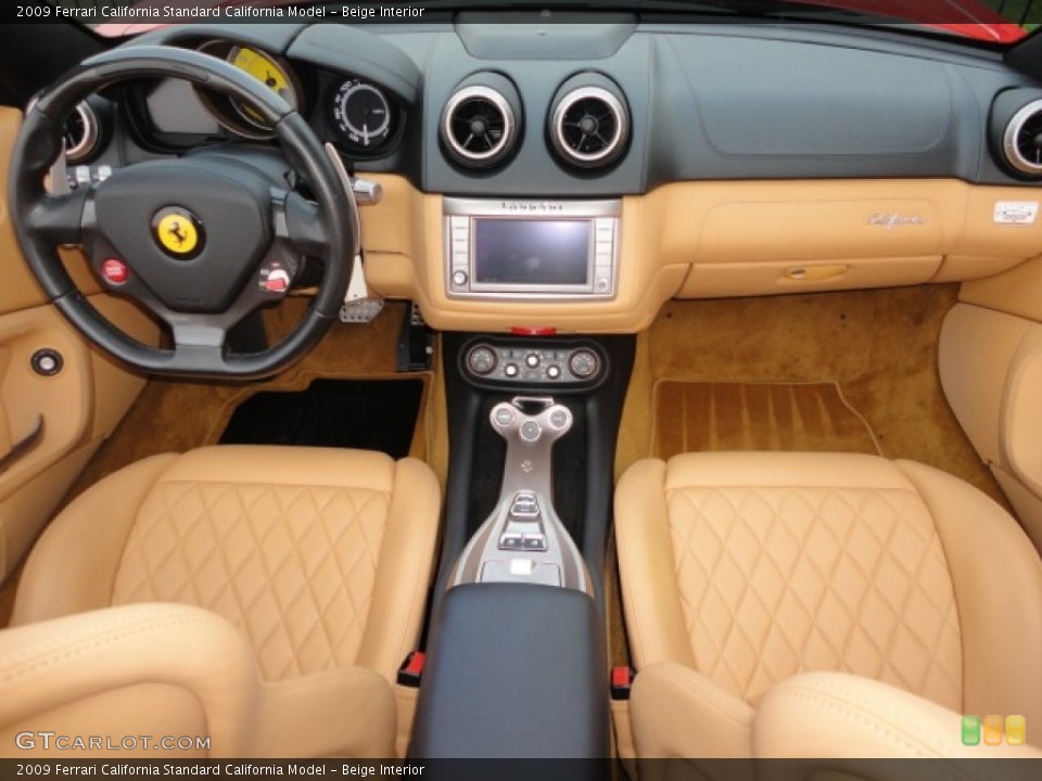 Beige Interior Dashboard for the 2009 Ferrari California  #77836584